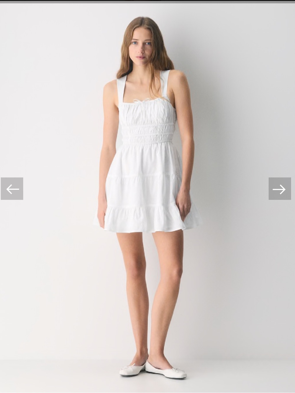 Sunday Best White  Mini Dress